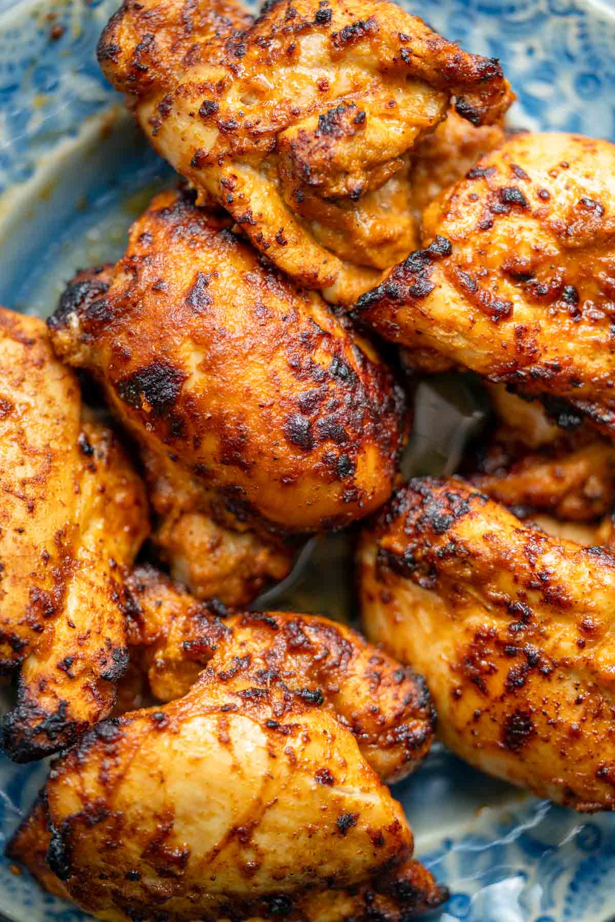 juicy chicken thighs cooked with chipotle marinade