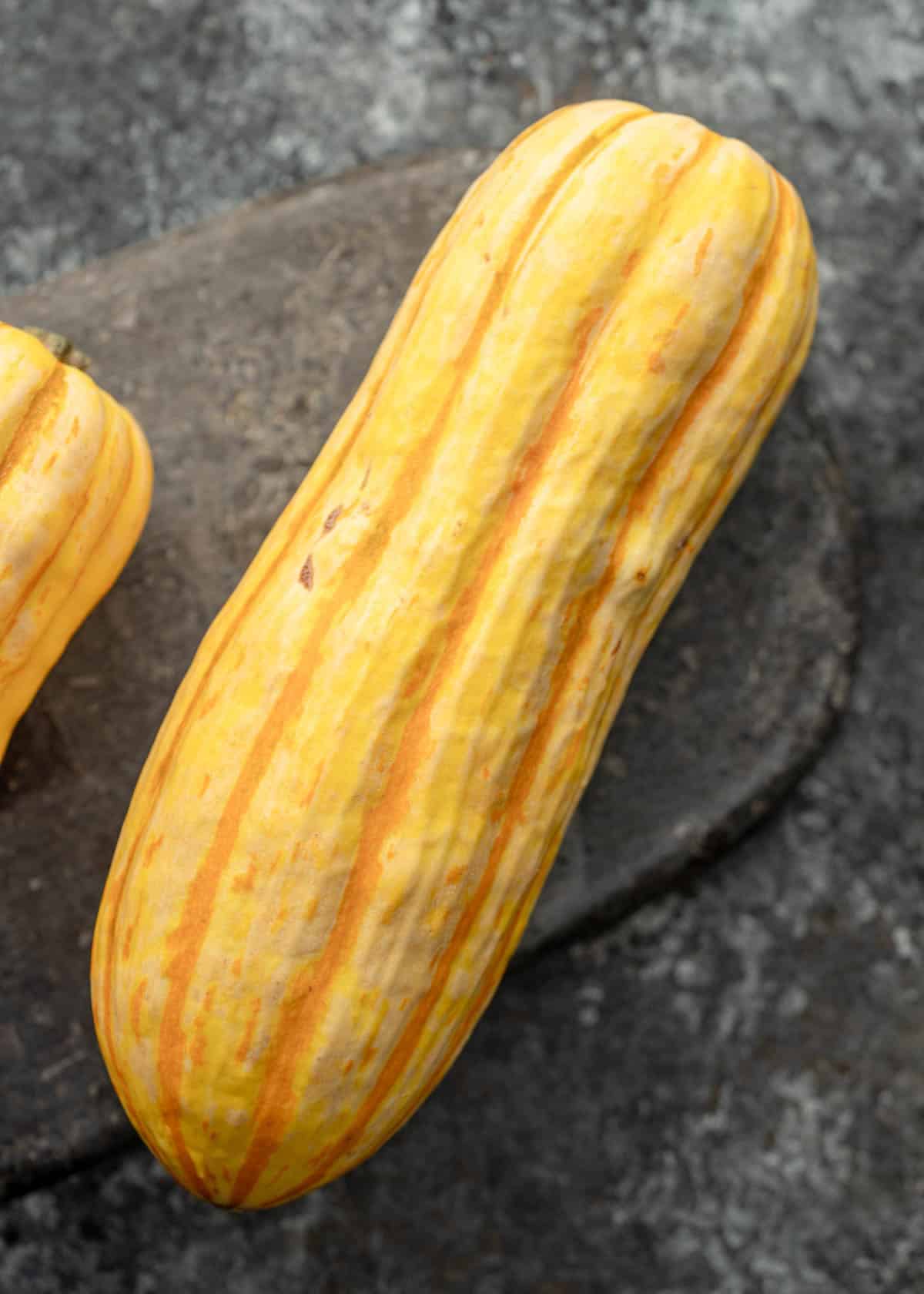 a delicata squash uncut