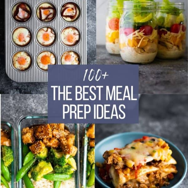 a cover image for a round up of meal prep recipes
