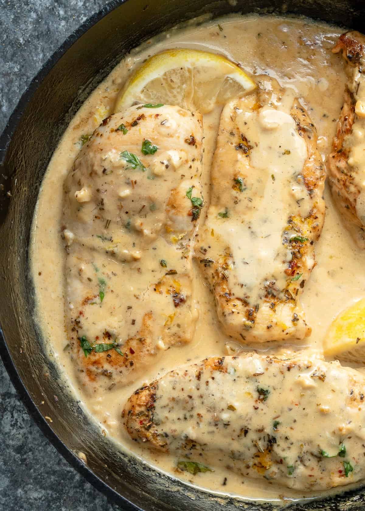 One Pan Garlic Lemon Chicken